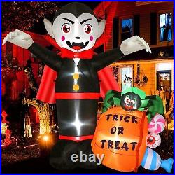 6FT Halloween Inflatable Decoration Vampire Candy Crock, Halloween Blow Up Light