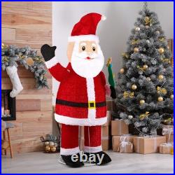 6FT Lighted Santa Claus Christmas Decoration with LED Outdoor Pull Up Xmas Decor