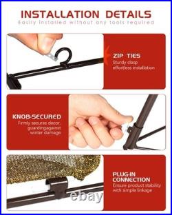 6FT Nativity Sets for Christmas Decoration Outdoor, 200 LED Lights, Stable & H