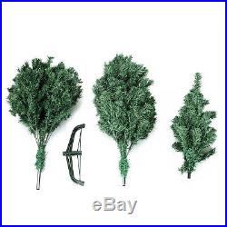 6FT Unlit Christmas Tree with Stand Indoor Outdoor Holiday Season Artificial PVC