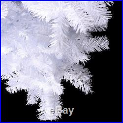 6Ft Christmas Decoration Tree White Pine 800 Tips Pine Metal Stand with Dust Bag