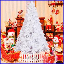 6Ft Christmas Decoration Tree White Pine 800 Tips Pine Metal Stand with Dust Bag