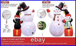 6Ft Christmas Inflatables Outdoor Christmas Decorations, Cute Inflatable Snowman