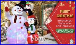 6Ft Christmas Inflatables Outdoor Christmas Decorations, Cute Inflatable Snowman