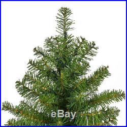 6Ft Pre-Lit Dense PVC Christmas Tree Spruce Hinged with560 LED Lights & Stand