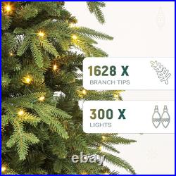 6Ft Prelit Pencil Green Aspen Fir Christmas Tree with Remote