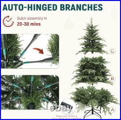 6Ft Prelit Pencil Green Aspen Fir Christmas Tree with Remote