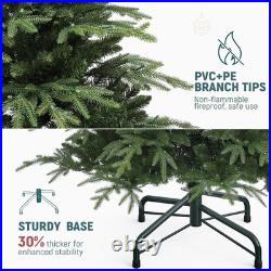 6Ft Prelit Pencil Green Aspen Fir Christmas Tree with Remote