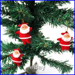 6Pcs Christmas Santa Claus Xmas Tree Hanging Ornaments Decorations Home Party