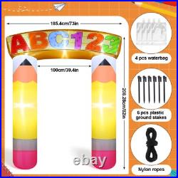 6.56 ft Kindergarten Graduation Inflatable Arch Preschool Graduation Decorati