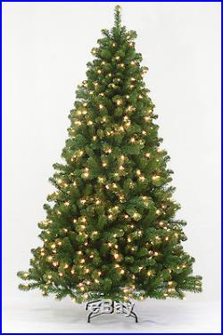 6.5′ Arctic Spruce Artificial Christmas Tree with Clear LED Lights