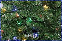 6.5' Arctic Spruce Artificial Christmas Tree with Multi-color LED Lights