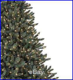 6.5' Balsam Hill Blue Spruce Prelit Artificial Christmas Tree, Green