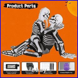 6.5 FT Long Halloween Inflatables Skeleton Outdoor Decorations Blow Up Yard