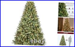 6.5 FT Pre-Lit Artificial Christmas Tree with 1651 PE&PVC 6.5FT Green(pre-lit)