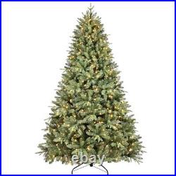 6.5 FT Pre-Lit Artificial Christmas Tree with 1651 PE&PVC 6.5FT Green(pre-lit)