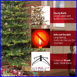 6.5 Foot Pre-Lit Aspen Fir Artificial Christmas Tree with 500 UL Listed Clear