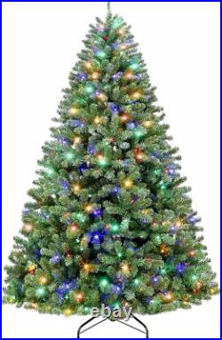 6.5 Ft Prelit Christmas Tree, Artificial Christmas Tree with 350 Color Changing