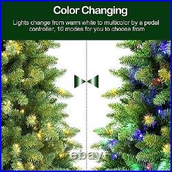 6.5 Ft Prelit Christmas Tree, Artificial Christmas Tree with 350 Color Changing