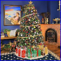 6.5 Ft Prelit Christmas Tree, Artificial Christmas Tree with 350 Color Changing