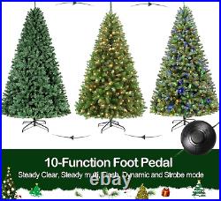 6.5 Ft Prelit Christmas Tree, Artificial Christmas Tree with 350 Color Changing