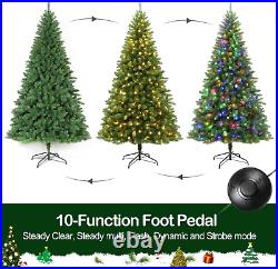 6.5 Ft Prelit Christmas Tree, Artificial Christmas Tree with 350 Color Changing
