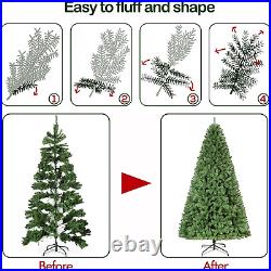 6.5 Ft Prelit Christmas Tree, Artificial Christmas Tree with 350 Color Changing