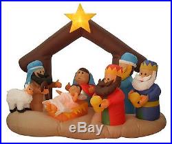 6.5' Inflatable Nativity Scene Lighted Christmas Yard Art Decoration