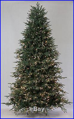 6.5′ Lake Shore Blue Spruce Artificial Christmas Tree with Clear LED Lights
