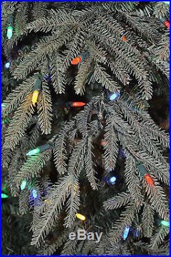 6.5' Lake Shore Blue Spruce Artificial Christmas Tree with MultiColor LED Lights