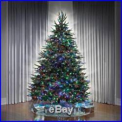 6.5' Slim Clear/Multicolor World's Best Dual Light Balsam Fir Christmas Tree