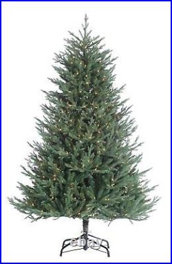 6.5' Ultra Realistic Artificial Christmas Tree with Clear Lights