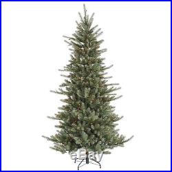 6.5′ x 50 Pre-Lit Colorado Blue Spruce Christmas Tree with Multi-Color Lights