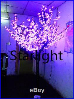 6.5ft 1,000 LEDs Cherry Blossom Tree Outdoor Garden Light House Decor Lamp Pink