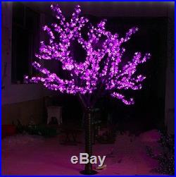 6.5ft Cherry Blossom Tree Christmas Light Tree Outdoor Use 1,040pcs LEDs Pink