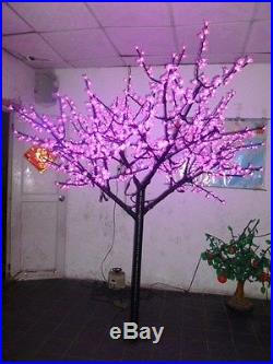 6.5ft LED Christmas Light Outdoor Garden Display Holiday Lamp 1,152pcs LEDs Pink