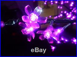 6.5ft LED Christmas Light Outdoor Garden Display Holiday Lamp 1,152pcs LEDs Pink