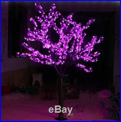 6.6Ft 1248 Pcs LED Cherry Blossom Tree Holiday Christmas Wedding Garden Light