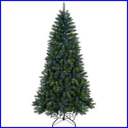 6/7/9FT Pre-Lit Artificial Christmas Tree withApp-Controlled Multi-Color RGB Light