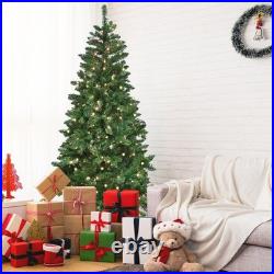 6/7/9FT Pre-Lit Artificial Christmas Tree withApp-Controlled Multi-Color RGB Light