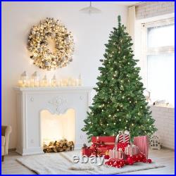 6/7/9FT Pre-Lit Artificial Christmas Tree withApp-Controlled Multi-Color RGB Light