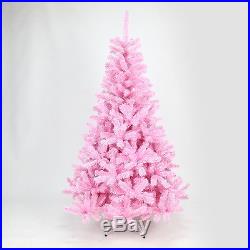 6-7ft Indoor Pink Artificial Luxury Traditional Christmas Xmas Tree Decoration