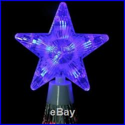 6' Animated LED Lighted Multi Color SHOW CONE Tree Outdoor Christmas Yard Decor