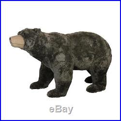 6′ Commercial Life-Sized Walking Plush Brown Bear Christmas Decoration