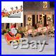 6' Floating Santa Airblown Christmas Inflatable Outdoor Yard Decor Holiday New