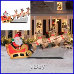 6' Floating Santa Airblown Christmas Inflatable Outdoor Yard Decor Holiday New