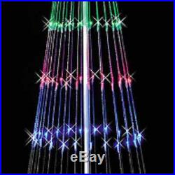 6-Foot LED Light Show Christmas Tree 200 Multi-Colored Lights Indoor Outdoor