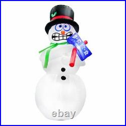 6 Foot Shivering Snowman LED Christmas Inflatable