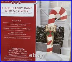 6 Foot Tall Candy Cane Blow Mold 72 Tall Brand New Huge 6 Foot