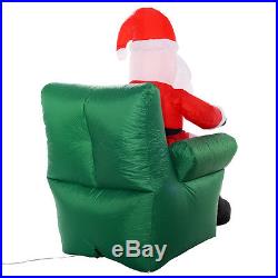 6 Ft Airblown Inflatable Christmas Xmas Santa Claus Sofa Decor Lawn Yard Outdoor